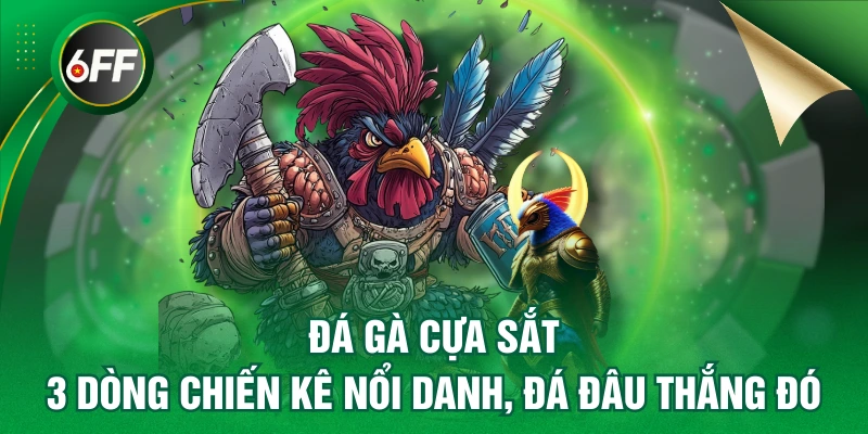 Đá Gà Cựa Sắt - 3 Dòng Chiến Kê Nổi Danh, Đá Đâu Thắng Đó 2 đá gà cựa sắt